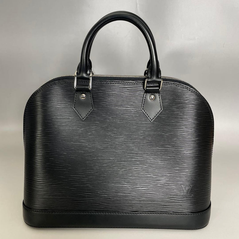 Louis Vuitton Alma Pm FL2182 Handbag Epi Leather Noir Black