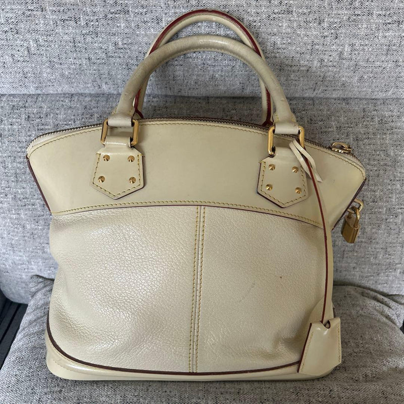 Louis Vuitton Suhali Lockit Pm Handbag Tote Bag Leather