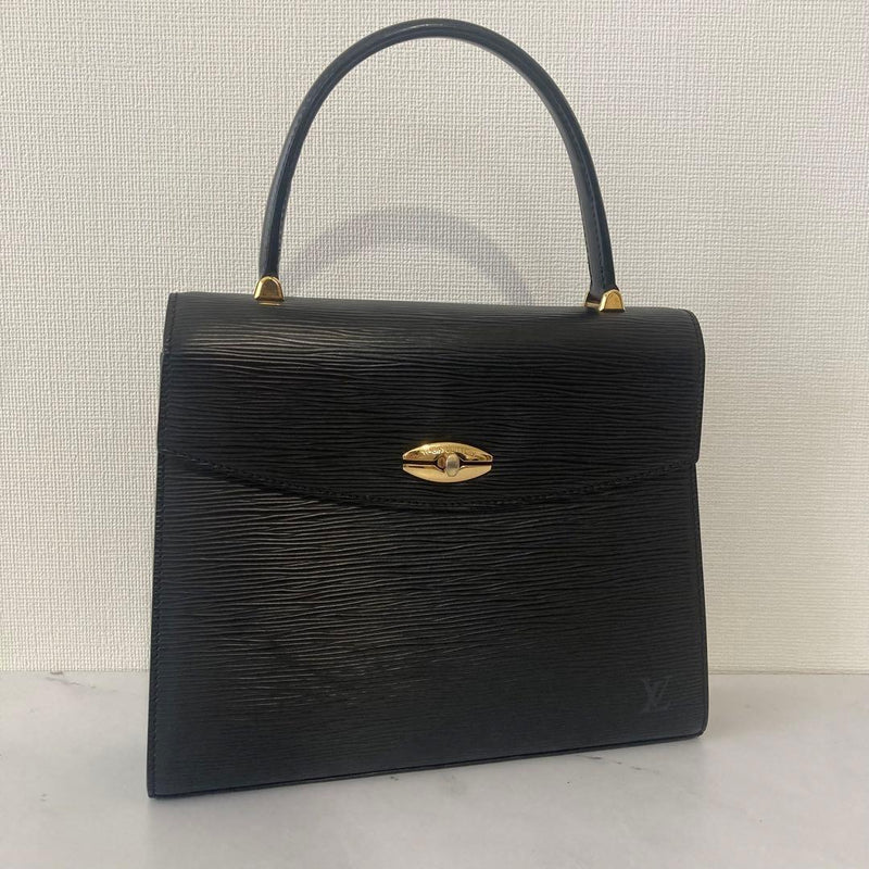 Louis Vuitton Epi Leather Mini Tote Bag Handbag Black