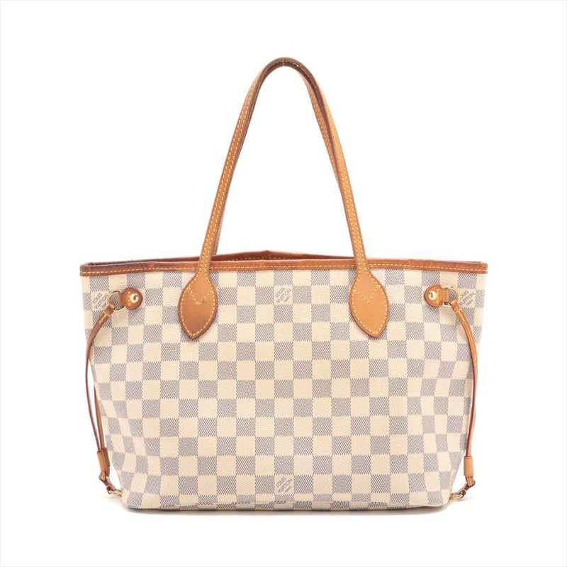 Louis Vuitton Damier Azur Neverfull Pm Handbag Tote Bag