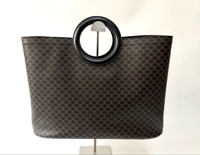 Celine Circle Macadam Handbag Tote Bag