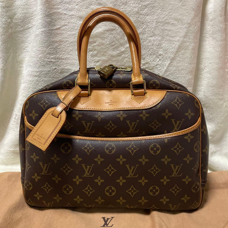 Louis Vuitton Monogram Deauville M47270 Handbag Brown