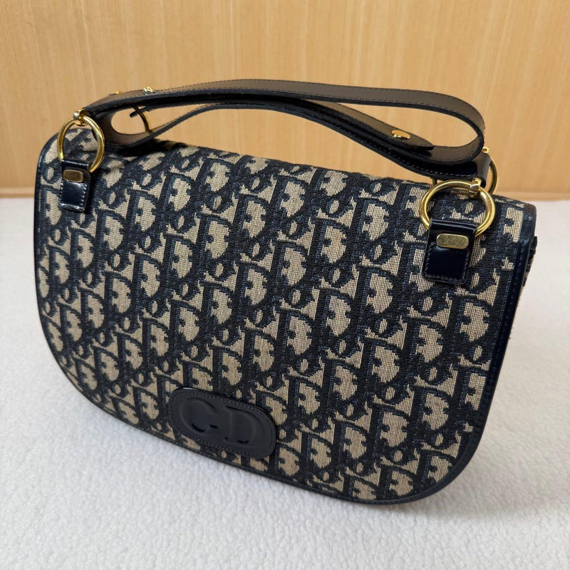 Christian Dior Trotter Accessory Pouch Handbag Shoulder Bag 2Way