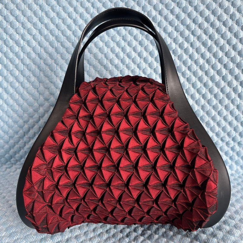 Issey Miyake Steam Knit Pleated Handbag