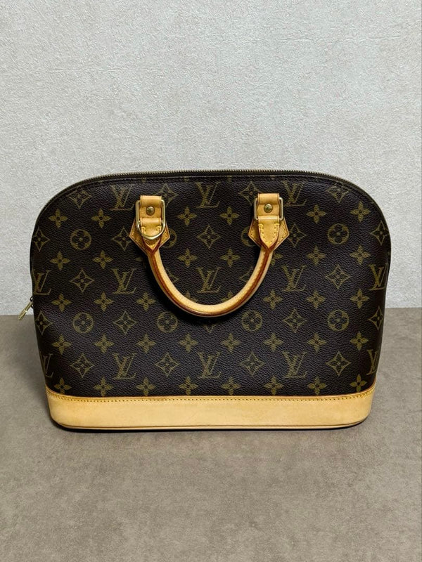 Louis Vuitton Alma Pm M51130 Monogram Handbag Pvc Brown
