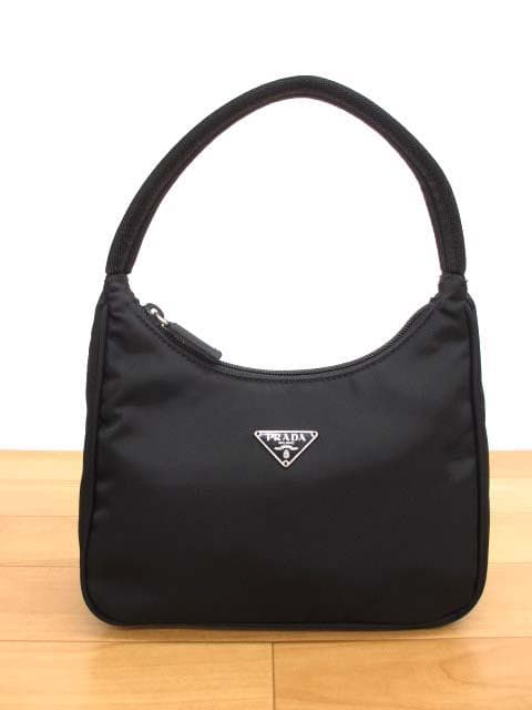 Prada MV515 Hobo Handbag Accessory Pouch Nylon Black