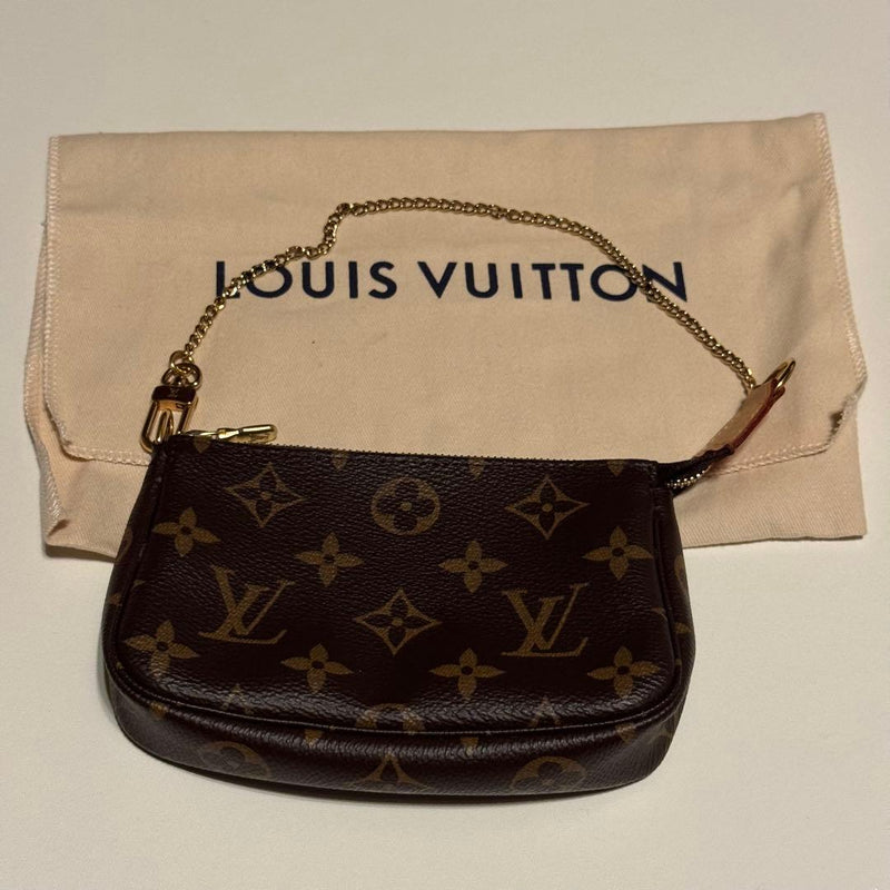 Louis Vuitton Mini Pochette Accessoires Monogram Canvas Pouch Bag