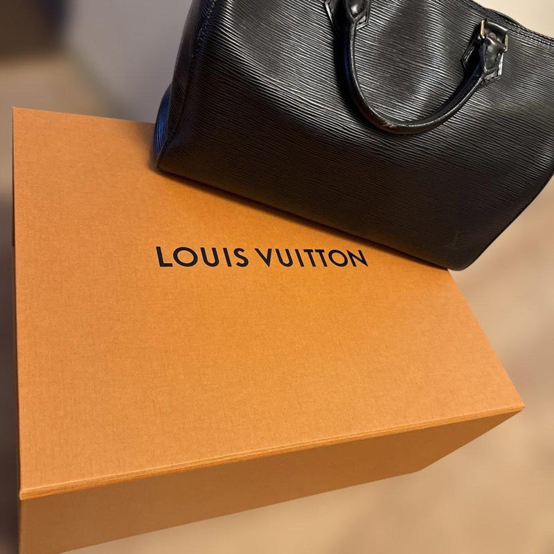 Louis Vuitton Epi Boston Bag Handbag Leather