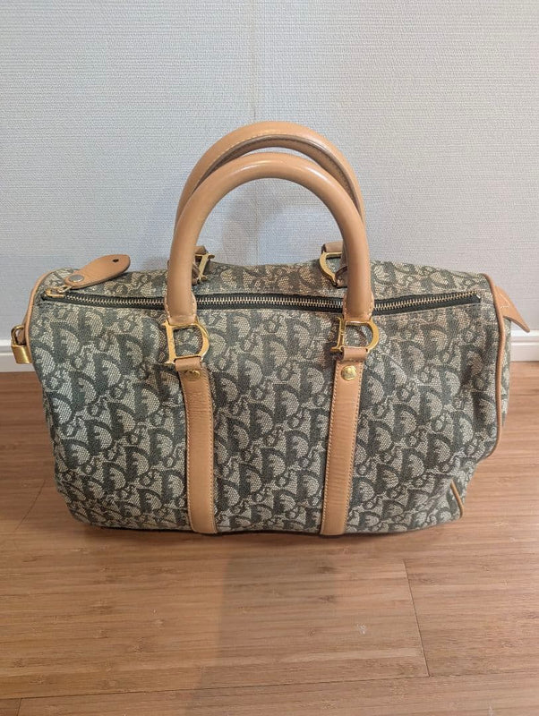 Dior Trotter Mini Boston Bag Khaki Handbag