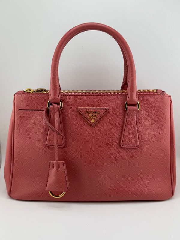 Prada Galleria Small Leather Bag Shoulder Strap Saffiano Tamaris