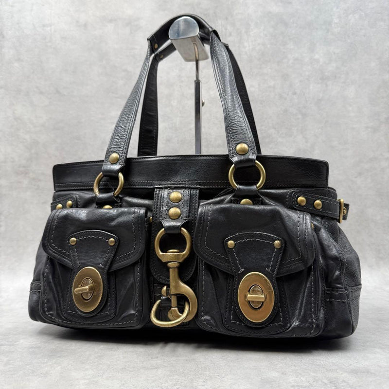 Coach Legacy 65th Anniversary 11143 Hand Bag Black Leather