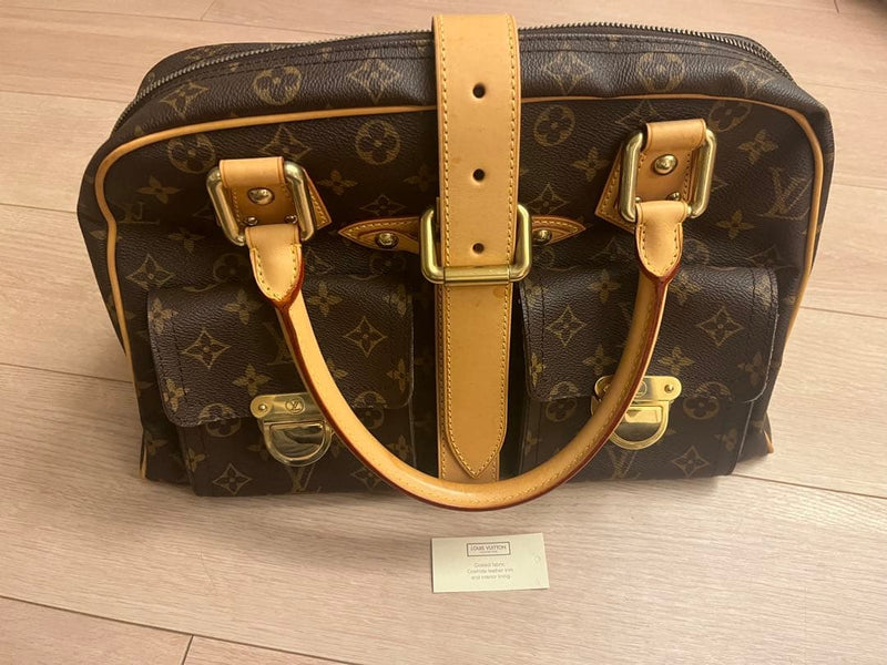 Louis Vuitton Monogram Boston Bag Canvas Brown Travel Bag