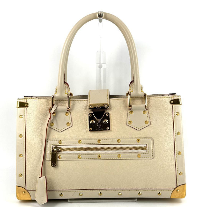 Suhali Fabuleux M91815 Handbag Leather Prunne Ivory Gold Hardware