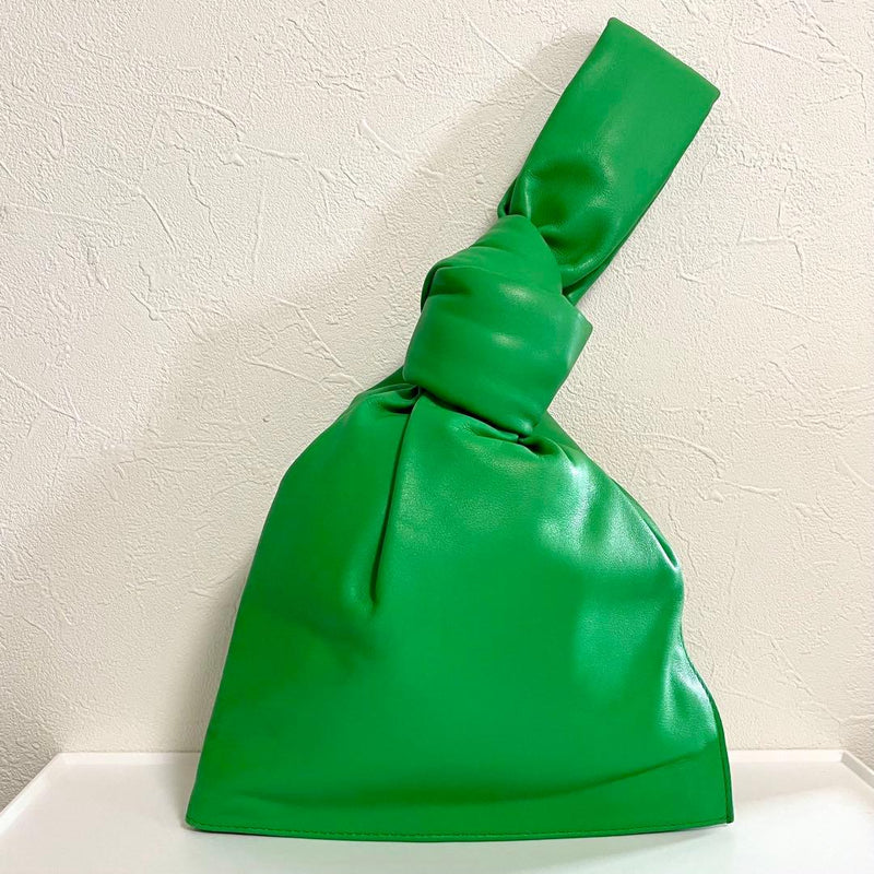 Bottega Veneta The Mini Twist Handbag Clutch Leather Green