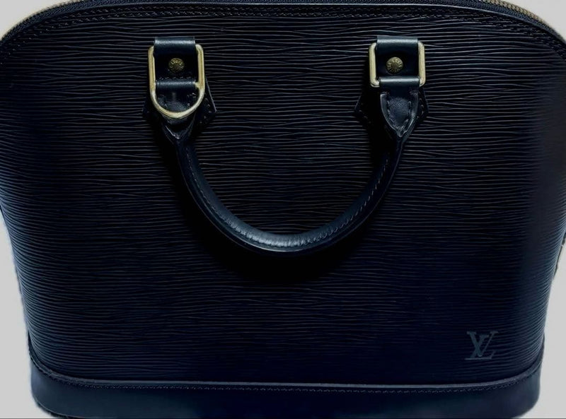Louis Vuitton Epi Leather Handbag Black