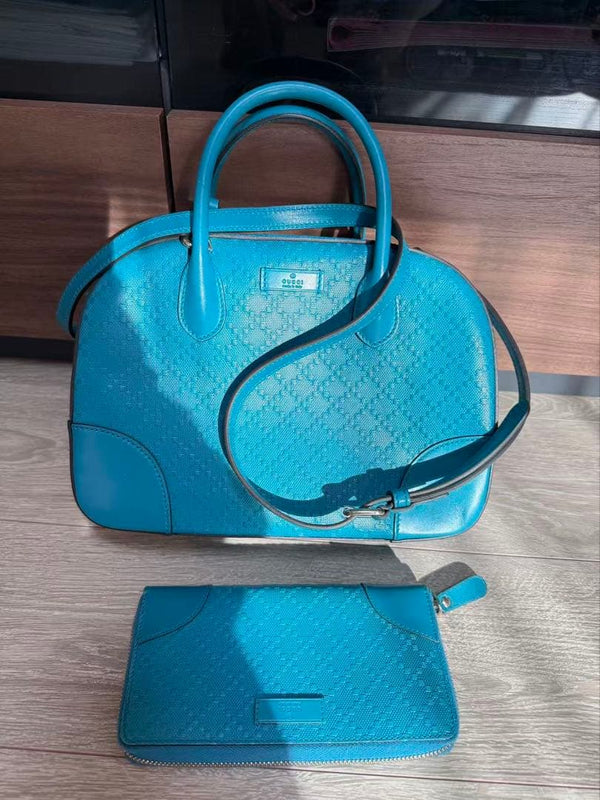 Gucci Handbag Wallet Set