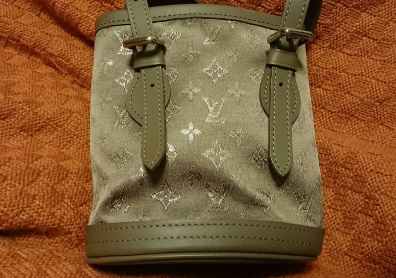 Louis Vuitton Monogram Satin Little Bucket Handbag Shoulder Bag