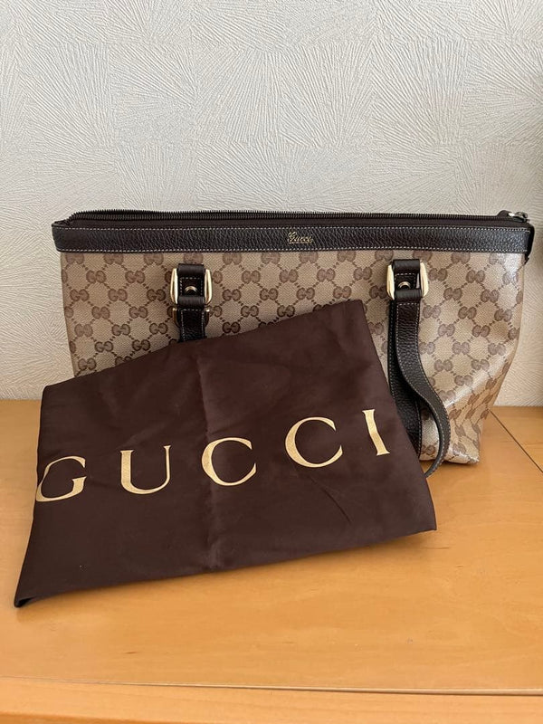Gucci Handbag Leather Tote Shoulder Bag