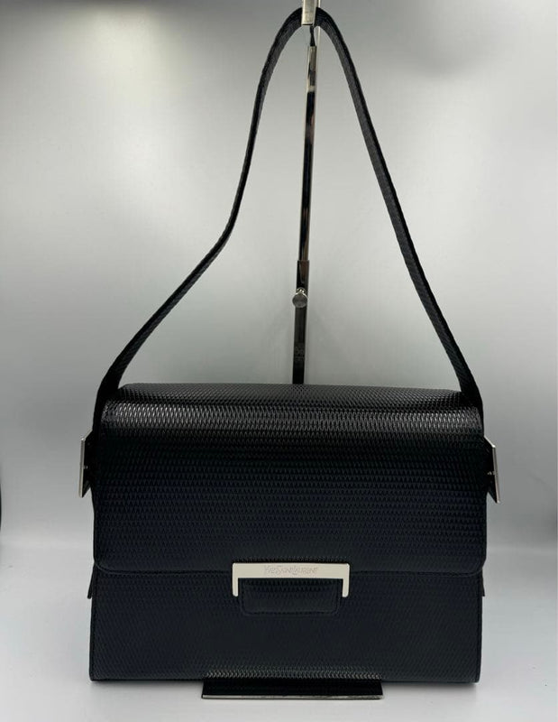 Yves Saint Laurent One-shoulder Handbag Black Leather