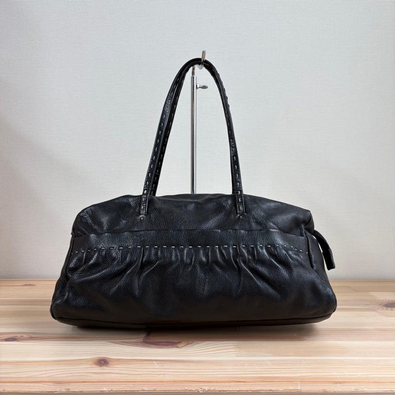 Miu Miu Handbag Tote Bag Leather Black Shoulder Bag