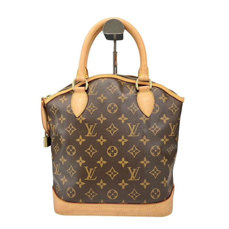 Louis Vuitton Lockit Monogram FL0056 Handbag Tote Bag Gold Hardware