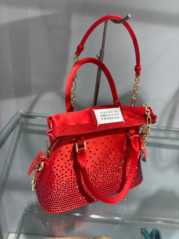 Maison Margiela 5AC Mini Handbag Shoulder Bag Red
