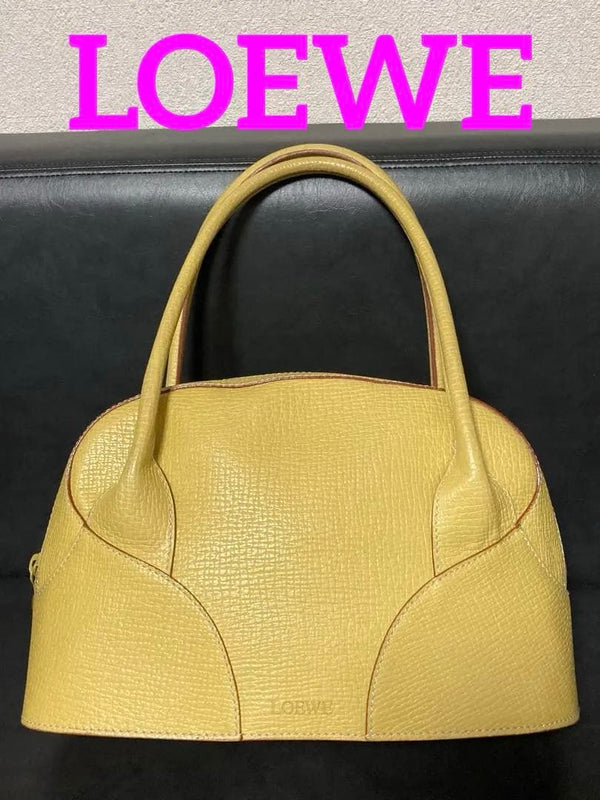 Loewe Hand Tote Bag Yellow Leather