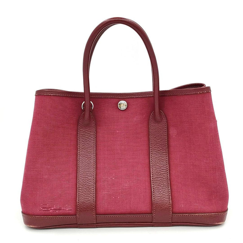 Hermes Garden Party Tpm □J Handbag Tote Leather