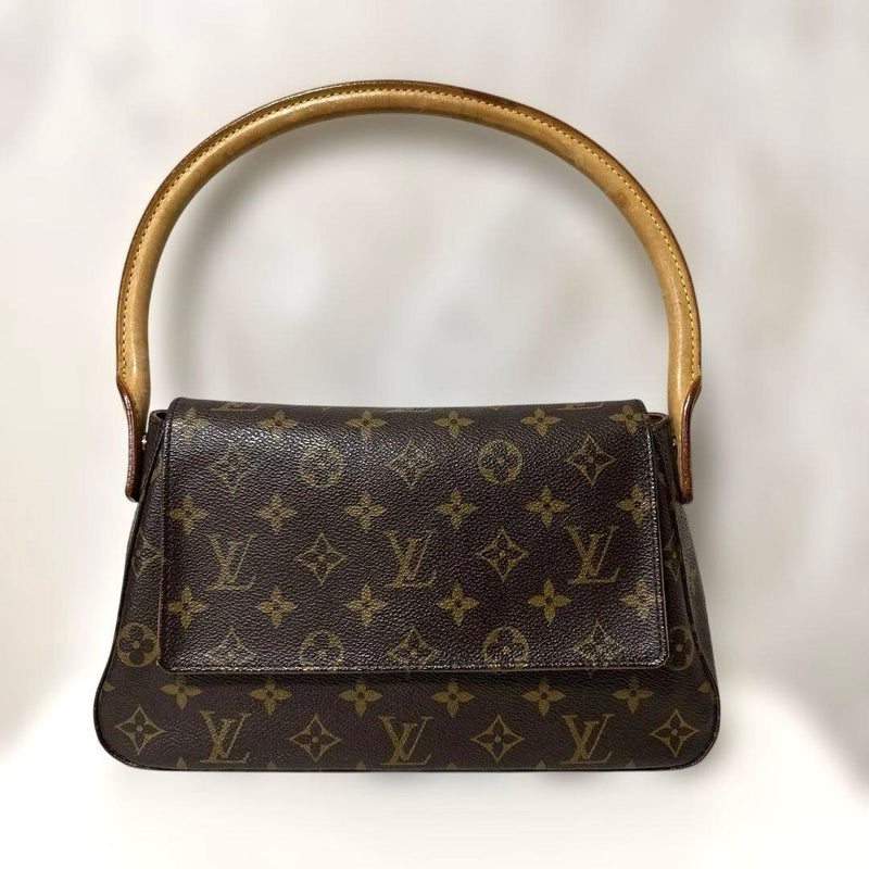 Louis Vuitton Monogram Mini Looping Shoulder Bag Canvas