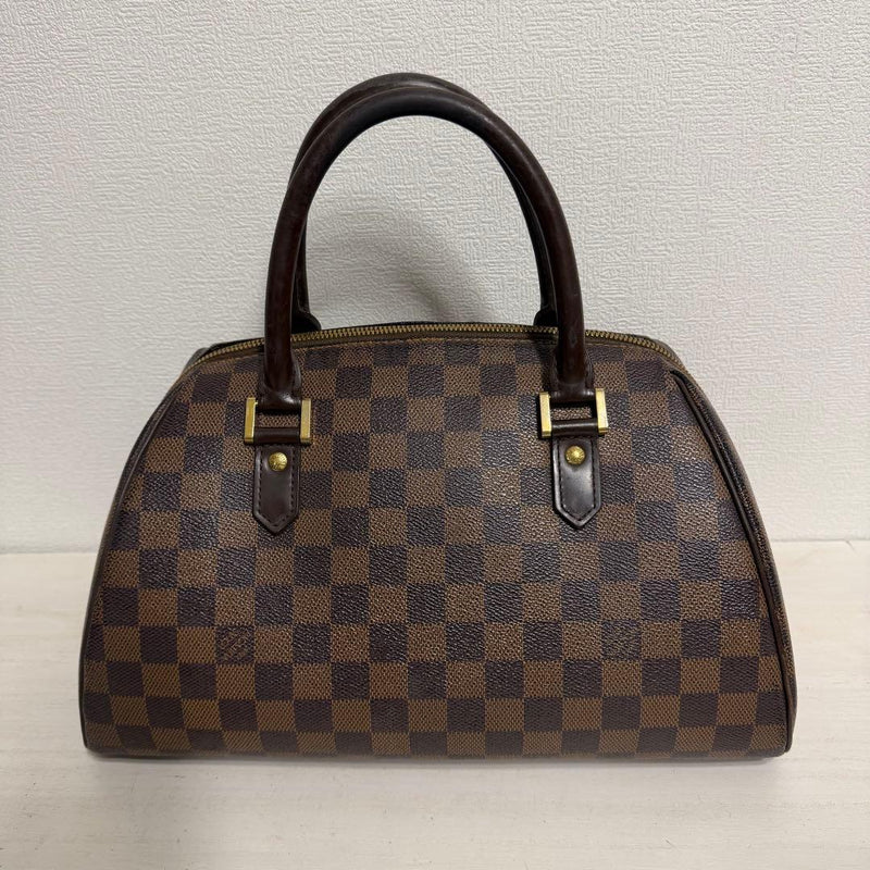 Louis Vuitton Damier Ribera Mm Handbag Brown