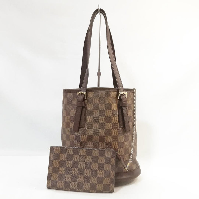 Louis Vuitton Damier Mare Pm Bucket Bag Leather Repaired