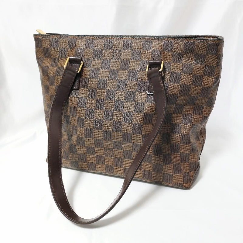 Louis Vuitton Damier Cabas Piano N51187 Handbag Brown