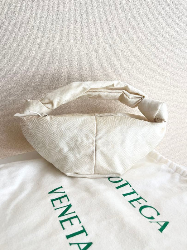 Bottega Veneta Handbag Nylon Ivory Tote Bag