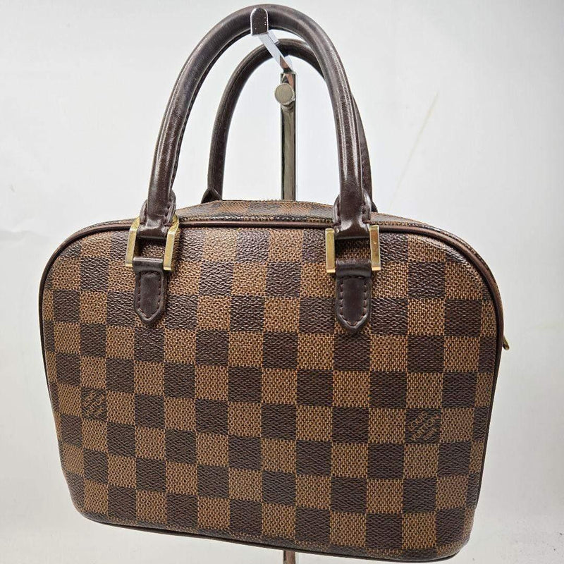 Louis Vuitton Mini Saleya Damier Ebene Handbag Brown