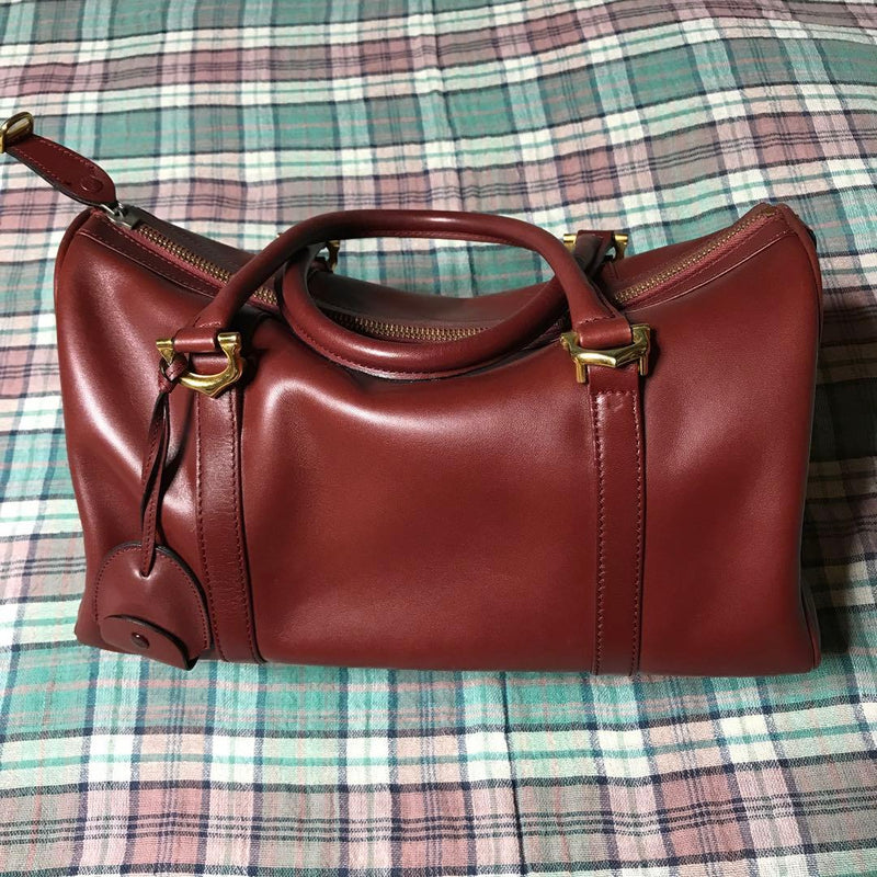Cartier Handbag Shoulder Bag Crossbody Cowhide Leather