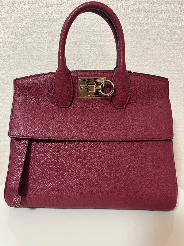 Handbag Shoulder Bag Black Leather