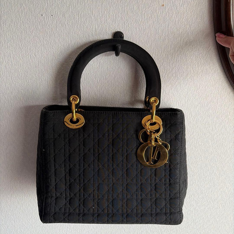 Black Leather Handbag Shoulder Bag Tote Womens Fashion Purse