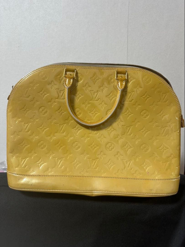 Louis Vuitton Monogram Vernis Tote Bag Handbag Leather