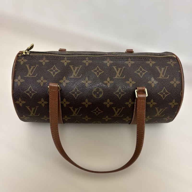 Louis Vuitton Papillon Monogram Canvas Leather Handbag