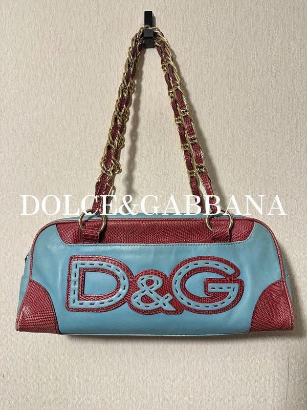 Dolcegabbana 00s Logo One Shoulder Bag Leather