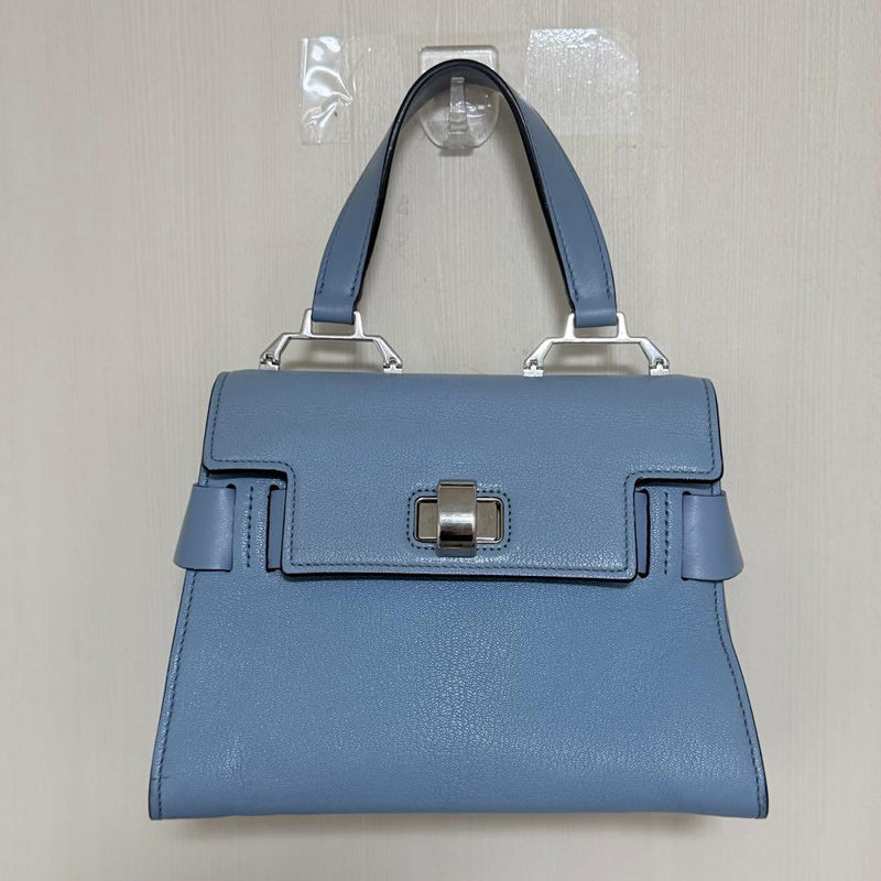 Miu Miu Handbag Tote Shoulder Bag Leather Light Blue