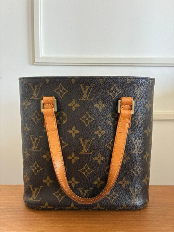 Louis Vuitton Monogram Vavin Pm M51172 Handbag Canvas Vachetta Leather