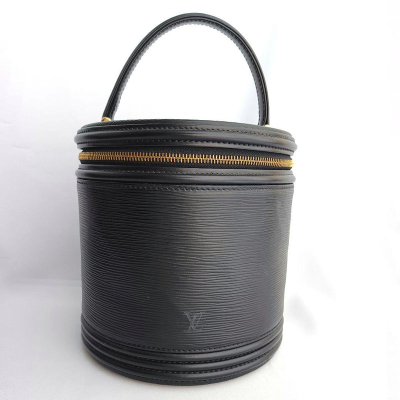 Louis Vuitton Cannes AS0998 Vanity Bag Black Epi Leather Gold Hardware