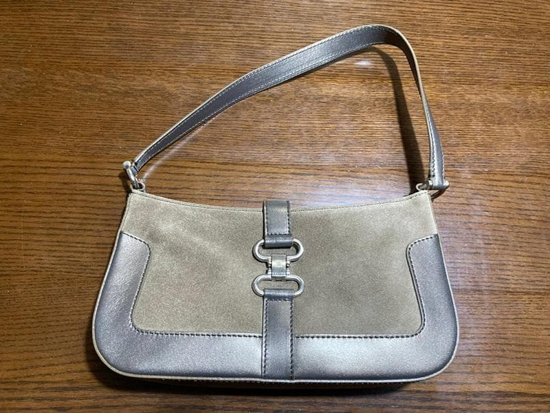 Celine Suede Leather Handbag Accessory Pouch