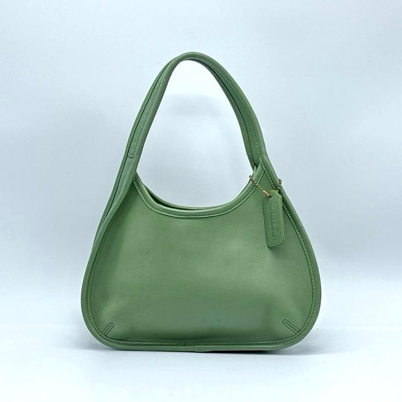 Coach Ergo 9027 Handbag Shoulder Bag Leather Green Hobo