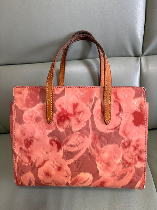Louis Vuitton Ikat Flower Catalina Bb Tote Bag Vernis Pink Series