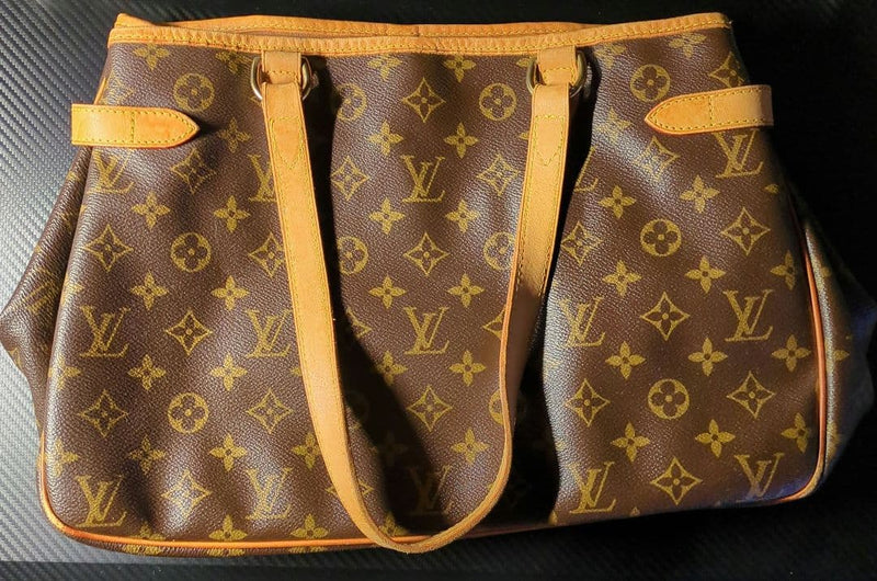 Louis Vuitton Batignolles Handbag Monogram Canvas Leather
