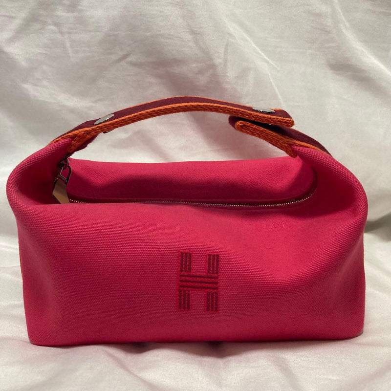 Brides-a-brac Pm Pouch Pink Hibiscus Canvas