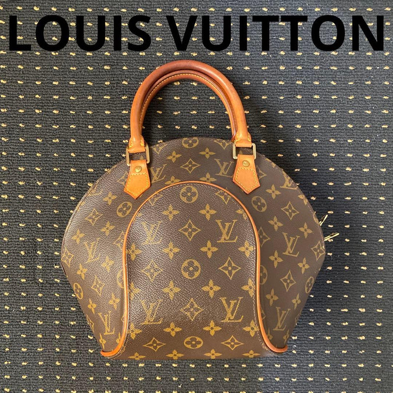Ellipse Pm M10958 Hand Bag Monogram Brown Padlock Keys
