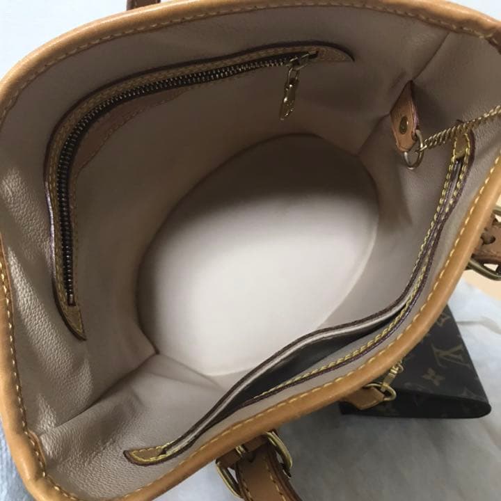 Louis Vuitton Monogram Bucket AR0090 Handbag Tote Leather